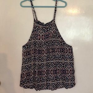 High neck tank top